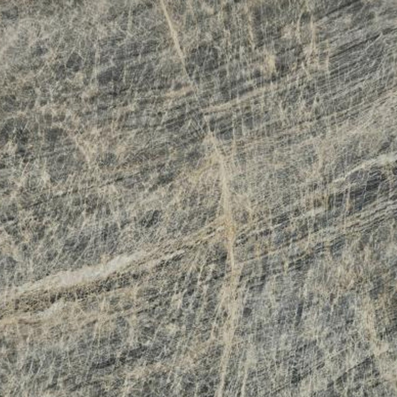 Allure Royal quartzite flise — antracitgrå baggrund med tæt netværk af cremehvide og gyldne årer