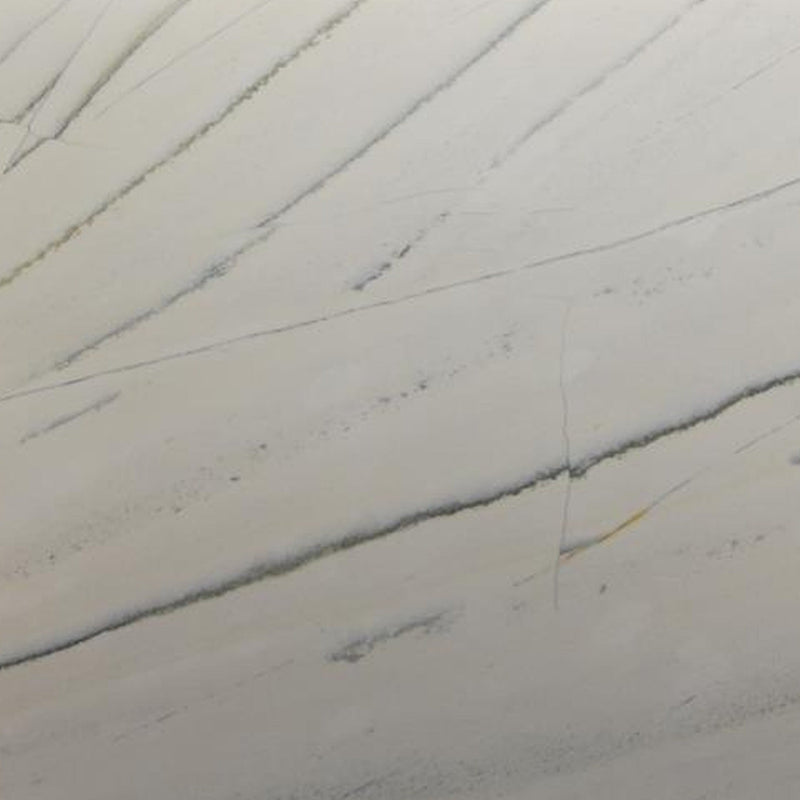 Quartzite Casablanca flise — hvid baggrund med fine diagonale grå og antracitfarvede linjer